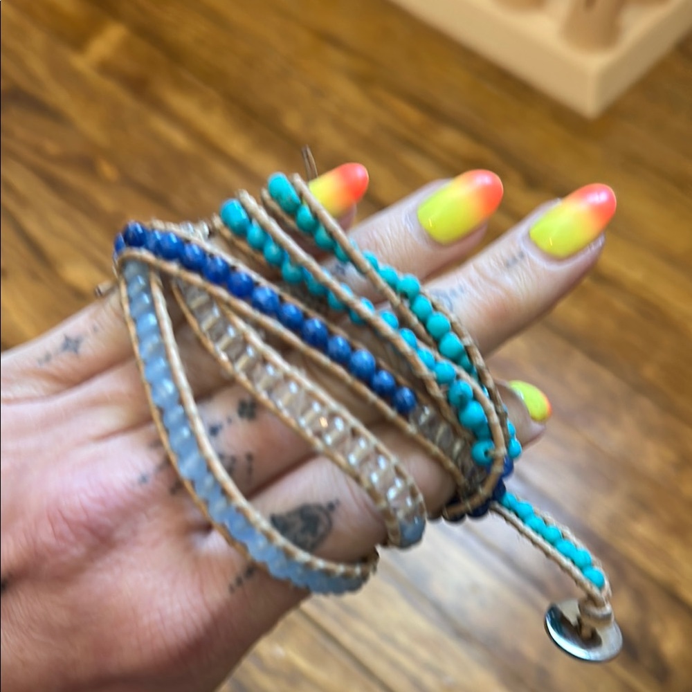 Victoria Emerson Elegant Beaded Wrap Bracelet